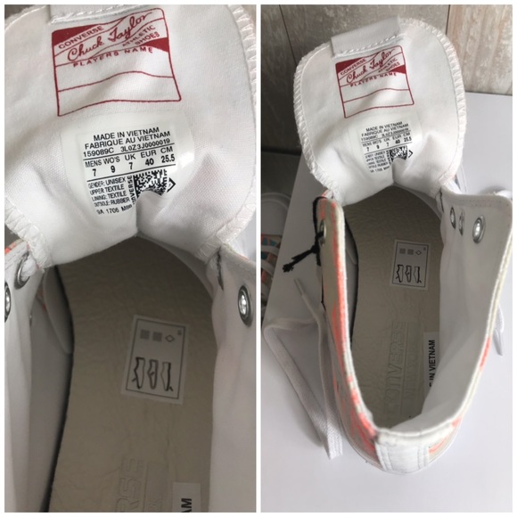 Converse Blank Canvas Ctas 70 HI NewYork TropicalW - Picture 8 of 8